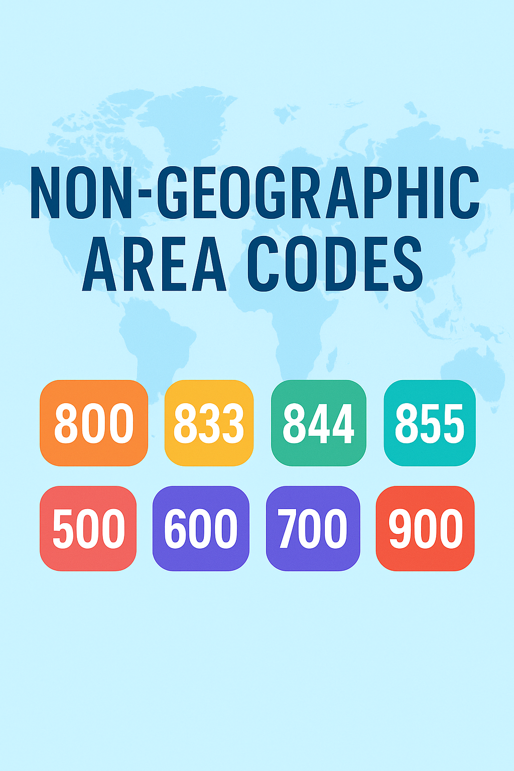 Understanding Non-Geographic NANP Area Codes